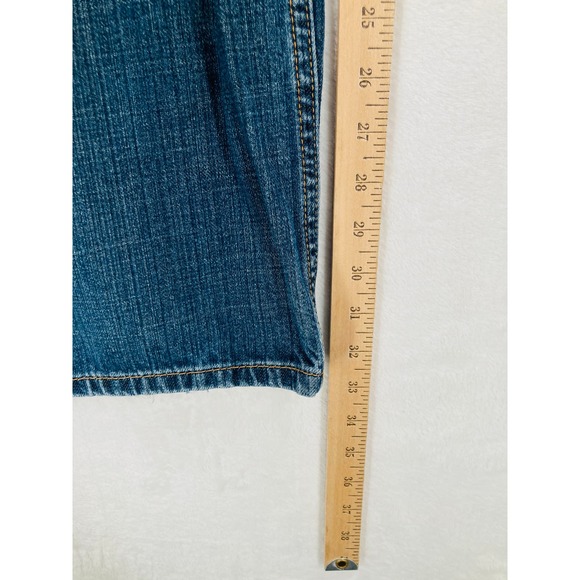 Levis 550 Jeans Mens 34x34 Relaxed Fit 100% Cotton Denim Distressed - Picture 7 of 16